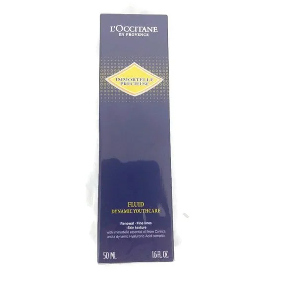L’Occitane Immortelle Precious Fluid Dynamic Youth Care 1.6oz NIB
